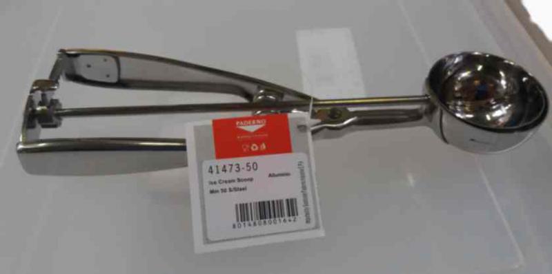 Paderno rugós fagylaltadagoló kanál, kerek, 5 cm, 41473-50