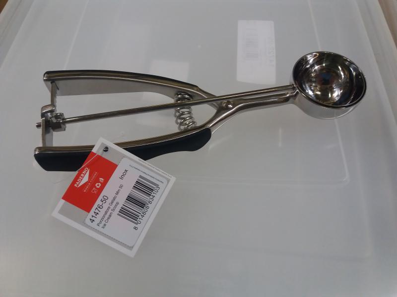 Paderno rugós fagylaltadagoló kanál, kerek, 5 cm, 41476-50