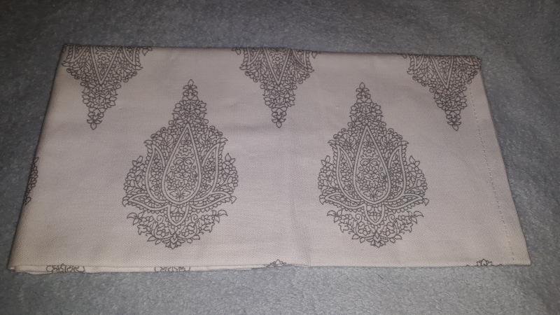 Pamut konyharuha, fehér-szürke tölcsérvirág/levél, P021