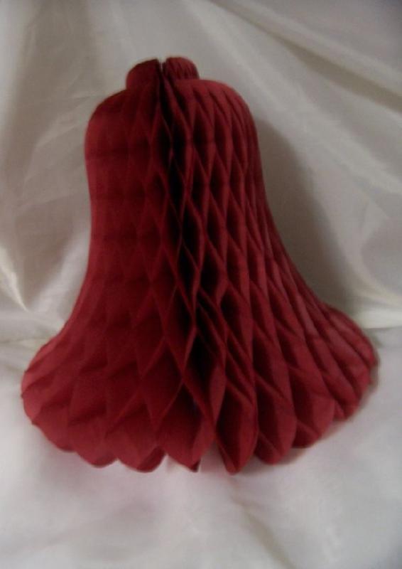 Papírharang, bordó, 45 cm, 1 db, W13003