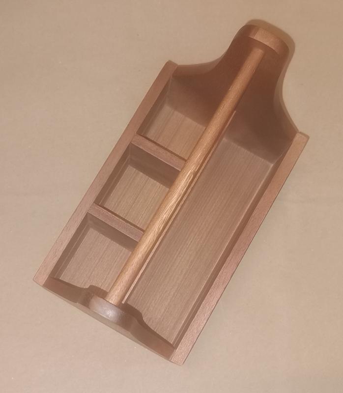 Parawood fa tároló, 4 fakkos, 14,5x28x23 cm