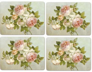 Pimpernel parafa tányéralátét, Antique Rose,  40X30 cm, 4 db, 319002