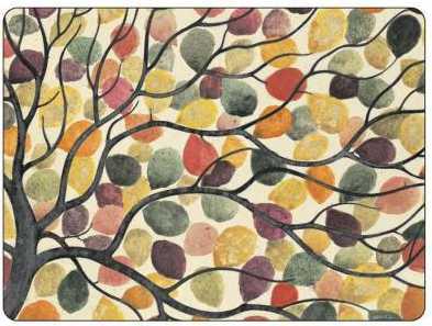 Pimpernel parafa tányéralátét, Dancing Branches, 40X30 cm, 1 db, 319002_1