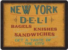 Pimpernel parafa tányéralátét, Lunchtime "New York", 40x30 cm, 1 db