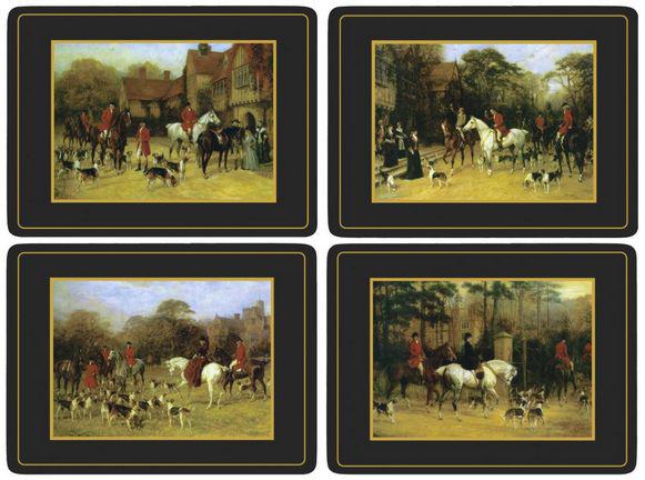 Pimpernel parafa tányéralátét, Tally Ho, 40X30 cm, 4 db, 319002