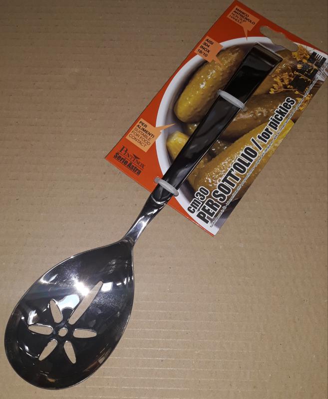 Pintinox Astra rozsdamentes lyukas multikanál, 30 cm,  144412