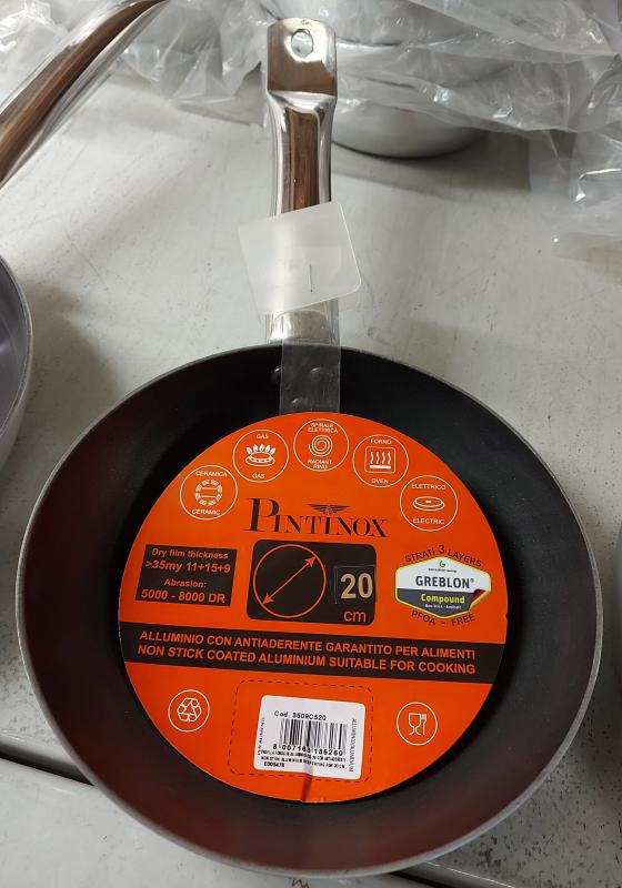 Pintinox bevonatos alumínium, mély szeletsütő, 20 cm