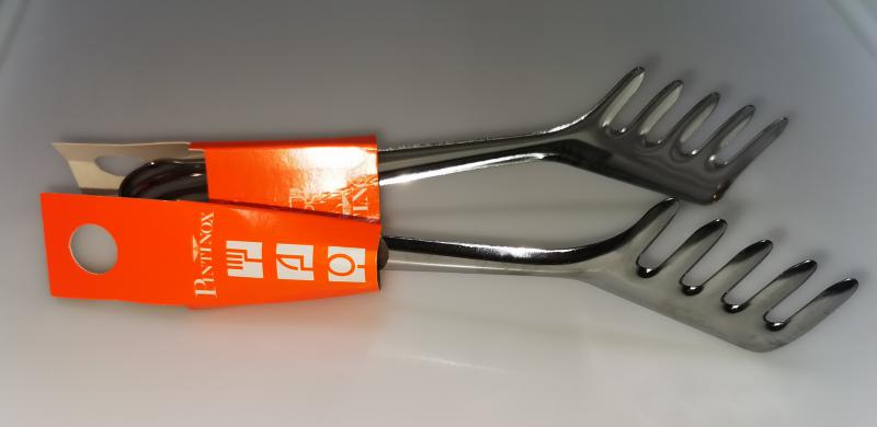 Pintinox Molla Spaghetti, rozsdamentes spagettifogó-csipesz, 20 cm