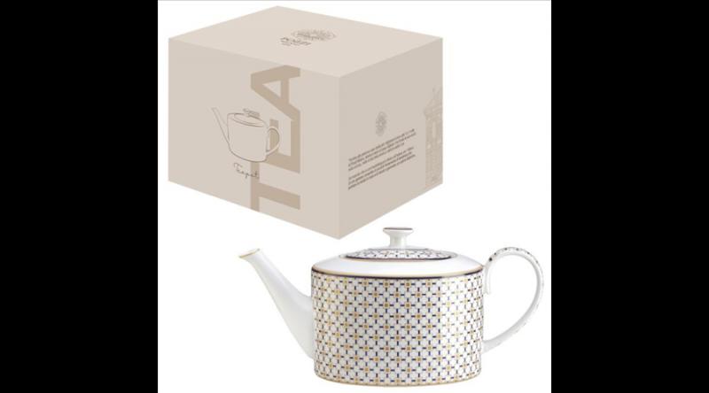 P.M.PM0128CHRL Porcelán teáskanna 1200ml, dobozban, Charles