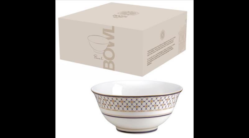 P.M.PM0130CHRL Porcelántál 15cm, dobozban, Charles