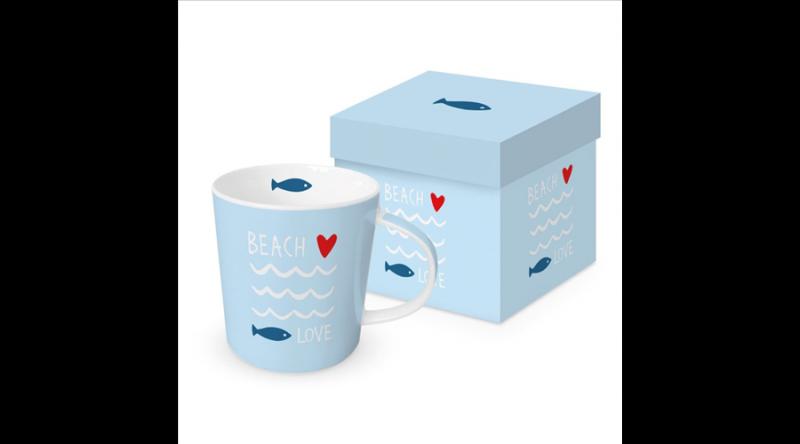 PPD.160302663 Porcelánbögre 0,4l dobozban, Seaside Beachlove