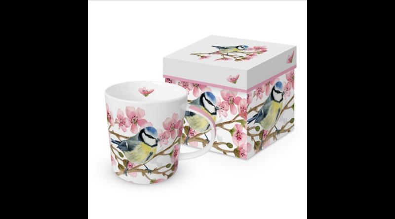 PPD.160302995 Porcelánbögre 0,4l dobozban, Oiseau Printemps