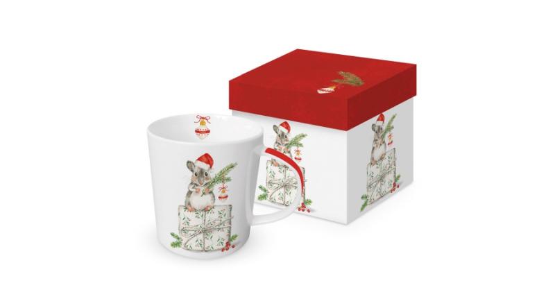 PPD.360301346 Porcelánbögre 0,35l, dobozban, Christmas Fridolin