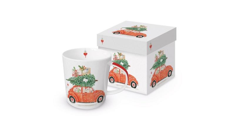 PPD.360302368 Porcelánbögre 0,35l, dobozban, Christmas Delivery