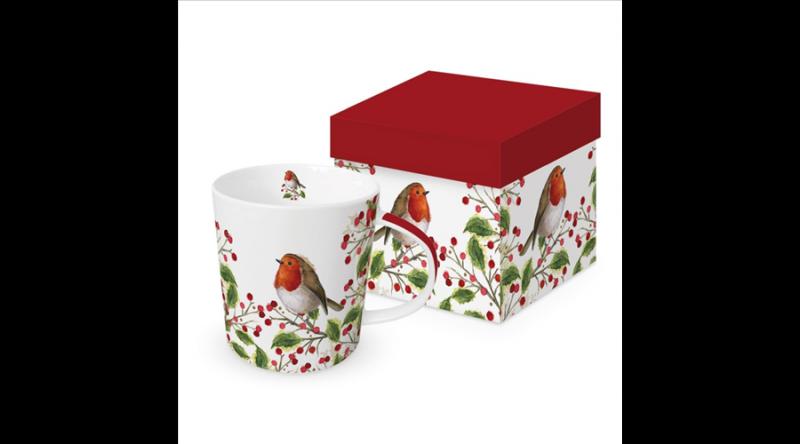 PPD.360302804 Porcelánbögre 0,4l dobozban, Merry Bird