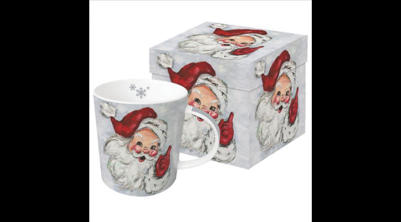 PPD.360302879 Porcelánbögre 0,4l dobozban, Jolly St. Nick