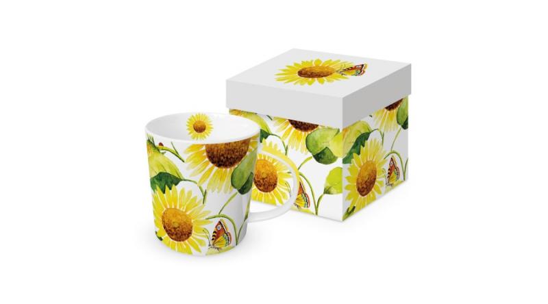 PPD.604681 Porcelánbögre dobozban 0,35l, Sunflowers