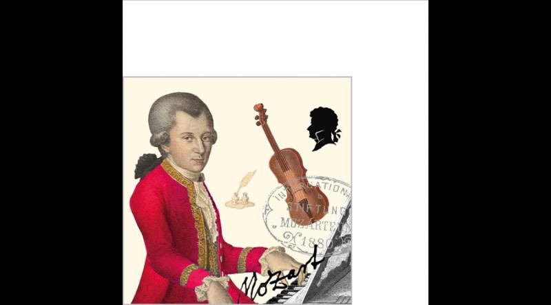 PPD.B125003226  Mozarteum papírszalvéta 25x25cm, 20db-os