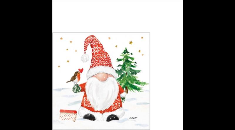 PPD.B325002773 Christmas Buddy papírszalvéta 25x25cm, 20db-os