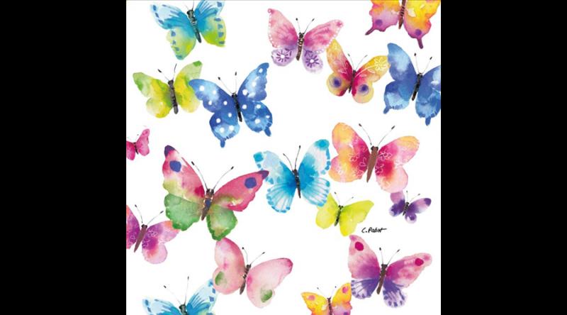PPD.C133002967 Butterfly Phantasy papírszalvéta 33x33cm, 20db-os