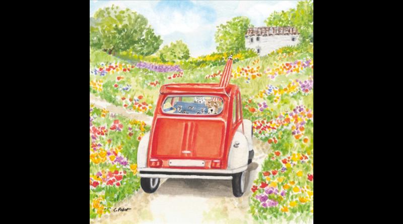 PPD.C133002973 Bon Voyage! papírszalvéta 33x33cm, 20db-os