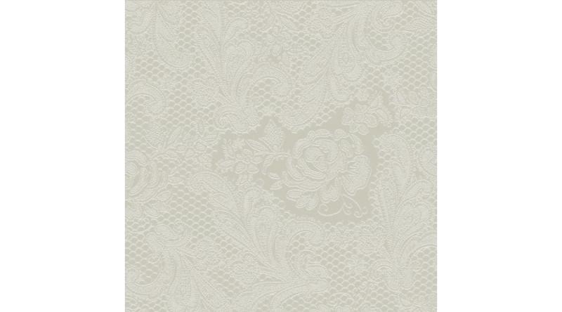 PPD.C1331596 Lace gris glacé dombornyomott papírszalvéta 33x33cm,15db-os