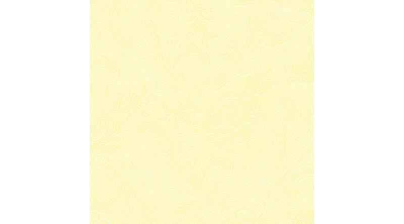 PPD.C1331598 Lace jaune glacé dombornyomott papírszalvéta 33x33cm,15db-os