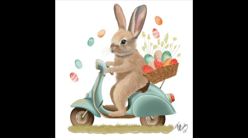 PPD.C233002938 Bunny Dash papírszalvéta 33x33cm, 20db-os