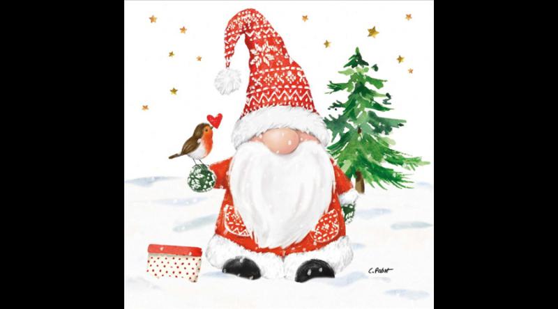 PPD.C333002773 Christmas Buddy papírszalvéta 33x33cm, 20db-os