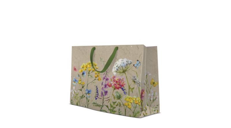 P.W.AGB1024906 Meadow Flowers papír ajándéktáska horizontal 33,5x26,5x13cm