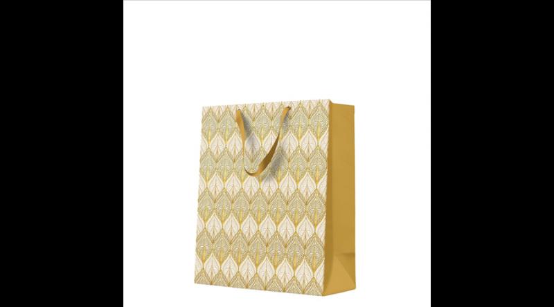 P.W.AGB1100405 Ornamental Gold Tile papír ajándéktáska premium large 26,5x33,5x13cm