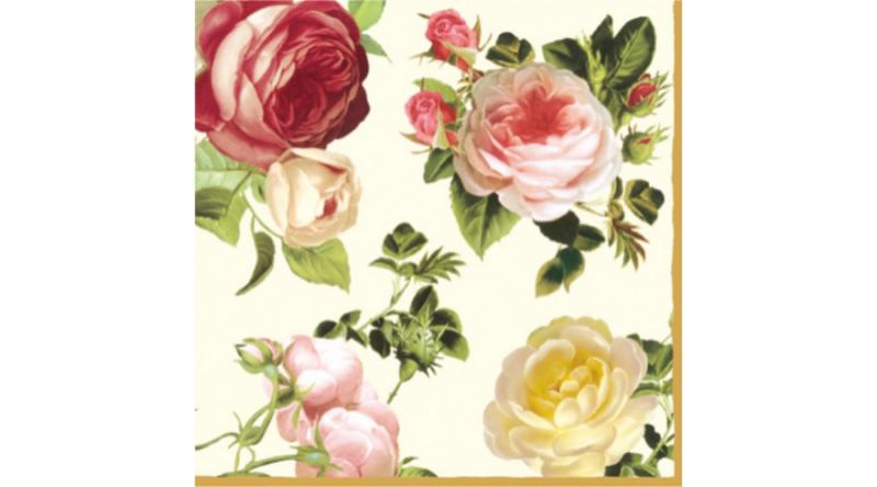 P.W.SDL192011 Rosalia papírszalvéta 33x33cm,20db-os