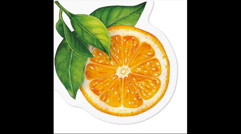 P.W.SDRF000200 Pure Orange papírszalvéta 32cm, 12db-os