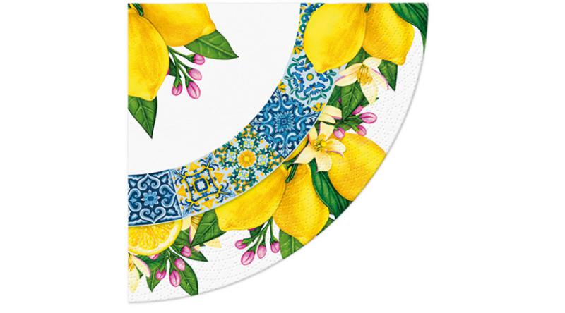 P.W.SDRR000700 Citrus Circle papírszalvéta 32cm, 12 db-os