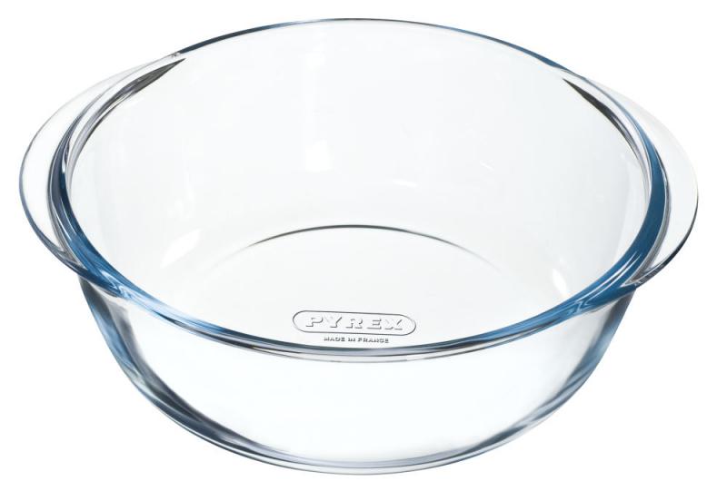 PYREX AIRFRYER kerek tál füles 26x23x8cm 2,3L