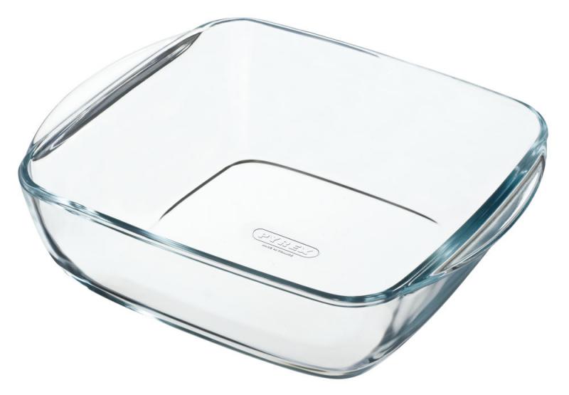 PYREX AIRFRYER szögletes tál füles 25x22x7cm 2,2l