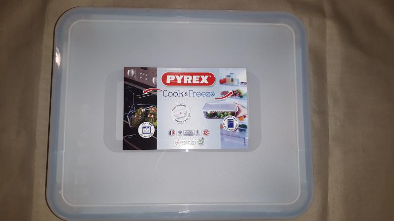 Pyrex Cook&Freeze; tégl.sütőtál műa.tetővel, 27X22X9 cm, 4 liter, 203232
