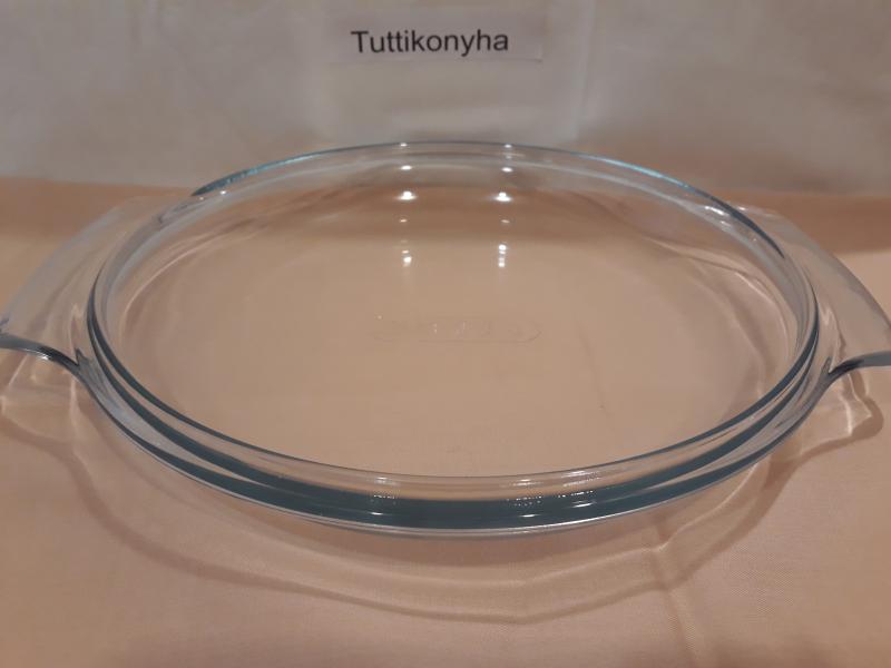 Pyrex kerek üvegfedő, 25 cm (3,75 literes sütőtálhoz),
