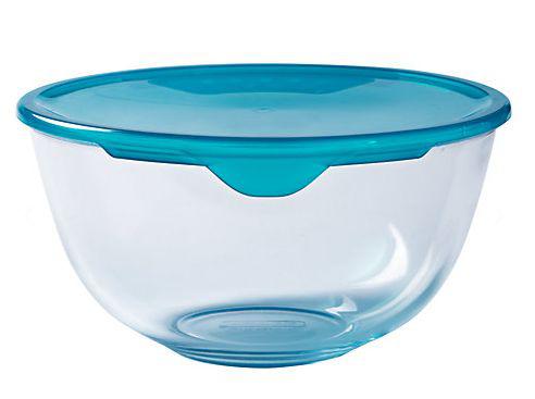 Pyrex Prep Store; keverőtál, műanyag tető, 17 cm, 1 liter, 203212