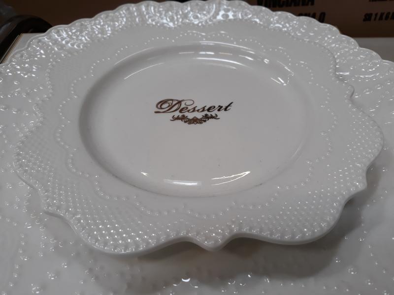 R2S 4 darabos porcelán desszertes tányér, 20 cm, 153313