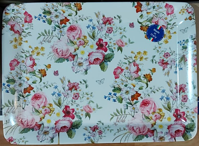 R2S Easy Life műa.tálca, Blooming opulence cream, 31X23 cm, 153109BLOC