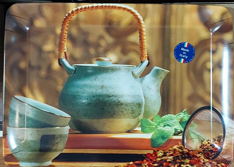 R2S Easy Life műa.tálca, Oriental tea, 31X23 cm, 153109_711