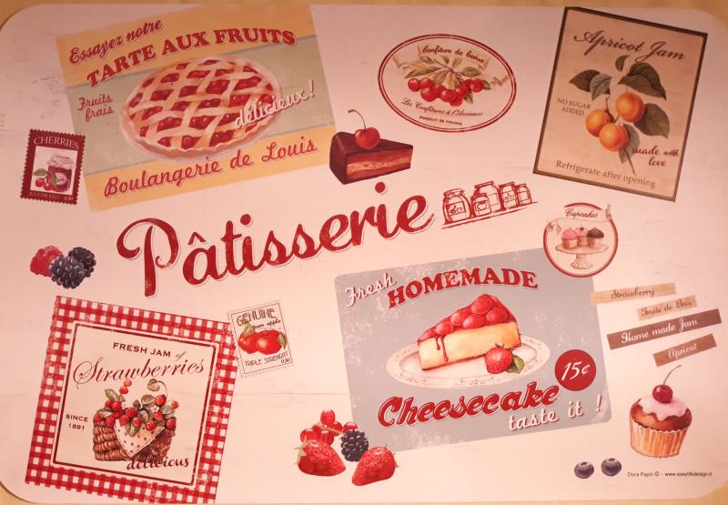 R2S műanyag reggeliző alátét, desszertes, 45x30 cm, ART VHC0350DF