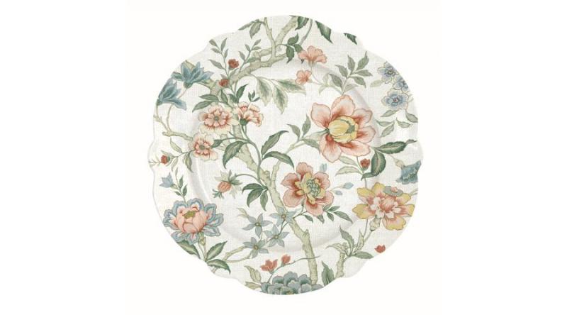 R2S.1052ZENW Porcelán desszerttányér 20cm, Zen Garden White