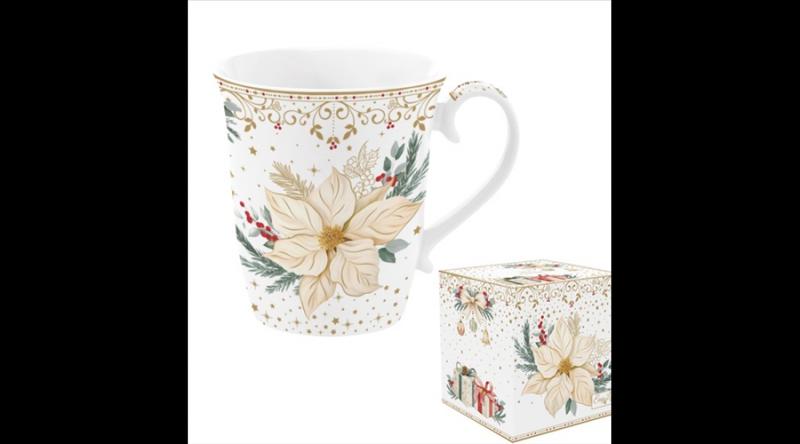 R2S.1101WHEL Porcelánbögre 275ml, dobozban, White Elegance