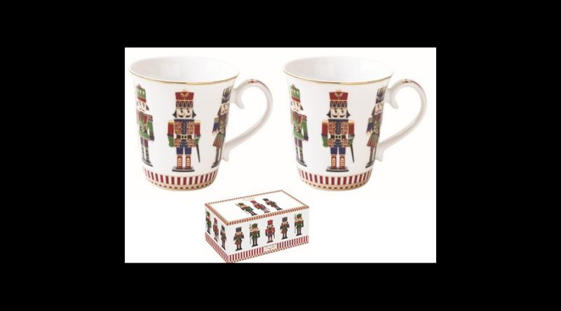 R2S.1102NUTC Porcelán bögreszett 275ml, 2db-os dobozban,Nutcracker