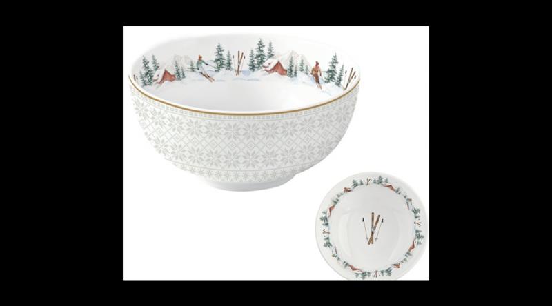 R2S.1190CHAL Porcelántálka 12cm, Chalet