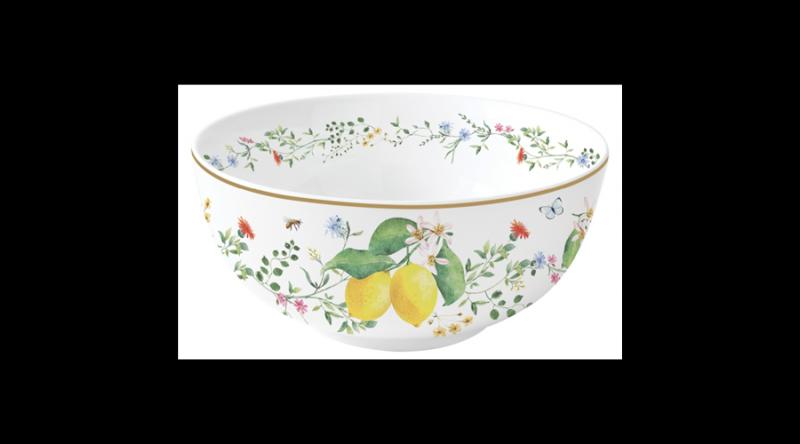 R2S.1191FCIT Porcelántál 15cm, Fleurs et Citrons