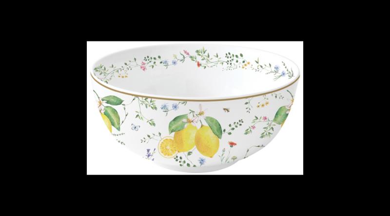 R2S.1192FCIT Porcelántál 23cm, Fleurs et Citrons