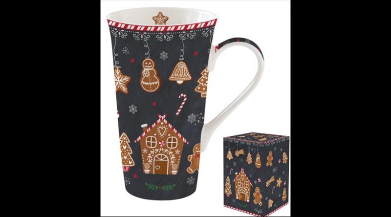 R2S.1462GING Porcelánbögre 600ml, dobozban, Gingerbread